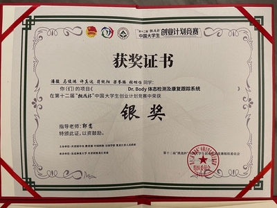 Certificate of Challenge Cup Contest